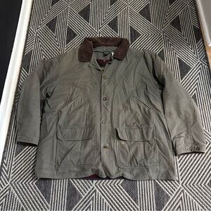 Vintage Woolrich Loden Chore Coat Jacket Mens 2XL Blanket Lined Distressed